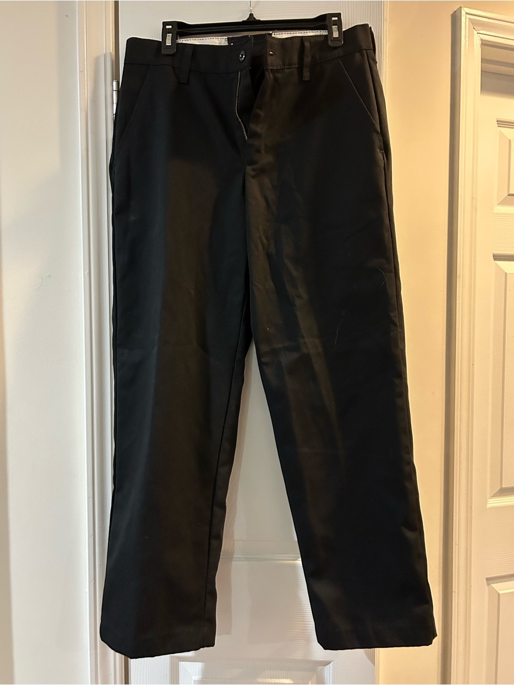 Men's Black Dress Pants - Classic Straight Fit